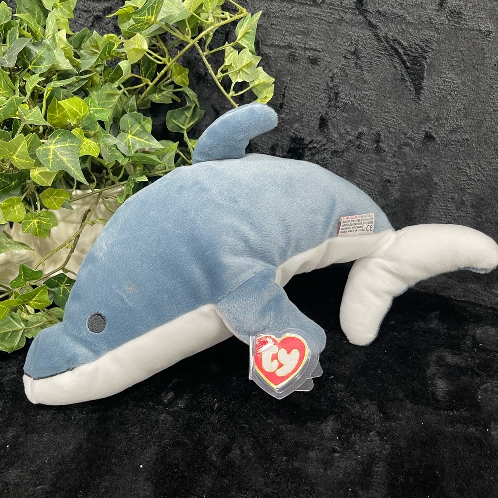 Ty Beanie Glide Dolphin Plush